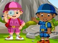 Joc Copii de camping stele ascunse  on-line