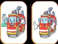 Joc Memorie camion de pompieri  on-line