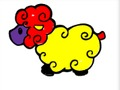 Joc Colorarea oilor pentru copii  on-line