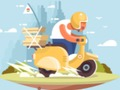 Joc City Scooter Rides Jigsaw on-line