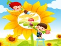 Joc Jigsaw Cute Little Kids  on-line