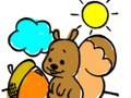 Joc Cartea de colorat veveriță  on-line