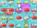 Joc Mici vehicule drăguțe se potrivesc cu 3  on-line