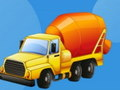 Joc Jigsaw cu camioane de desene animate  on-line