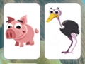 Joc Carduri cu animale de memorie  on-line