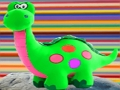 Joc Jigsaw drăguț dinozaur  on-line