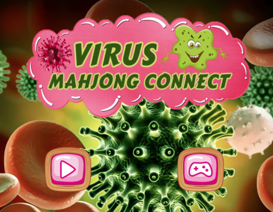 Joc Conexiune de virus Mahjong  on-line