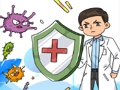 Joc Împotriva diapozitivului Coronavirus  on-line