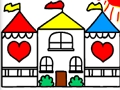 Joc Înapoi la școală carte de colorat DOLLHOUSE  on-line