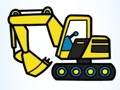 Joc Cartea de colorat pentru vehicule drăguțe  on-line