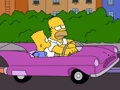 Joc Jigsaw Car Simpsons  on-line