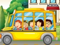 Joc Diferențele autobuzului școlar  on-line