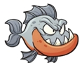 Joc Puzzle-uri drăguțe Piranha  on-line