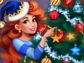Joc Fetele se joacă: decor pom de Crăciun  on-line