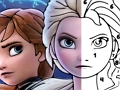 Joc Culoare după număr cu Frozen II  on-line