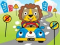 Joc Animalele conduc Jigsaw  on-line