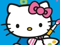Joc Culoare după număr cu Hello Kitty  on-line