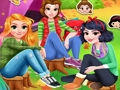 Joc Excursie școlară de camping  on-line