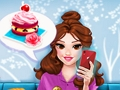 Joc Prințese: Macarons cu flori  on-line