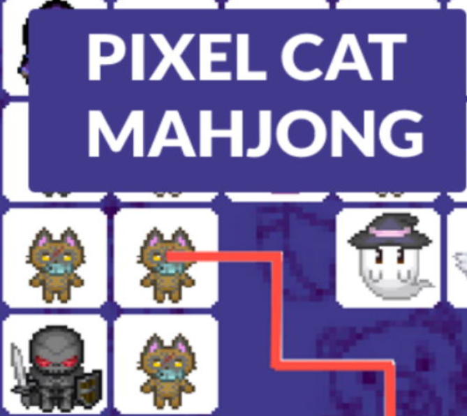 Joc Pixel pisica mahjong  on-line