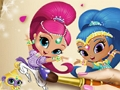 Joc Carte de colorat Shimmer And Shine  on-line