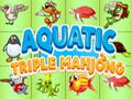 Joc Mahjong triplu acvatic  on-line