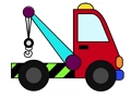 Joc Carte de colorat: camioane excavatoare  on-line