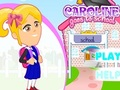 Joc Caroline merge la școală  on-line