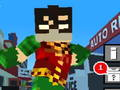 Joc Teen Titans merg Minecraft Teenage Runner 3D on-line