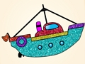 Joc Vehicule de carte de colorat  on-line