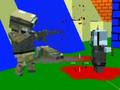 Joc Trage cu Zombie Blocky Gun Warfare  on-line