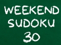 Joc Sudoku de weekend 30  on-line