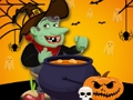 Joc Joc de puzzle Halloween Word Witch  on-line