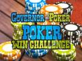 Joc Governor of Poker Poker câștigă Provocarea  on-line