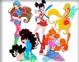 Joc Colorarea Winx Club  on-line