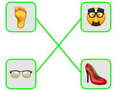 Joc Puzzle -ul meciului emoji on-line