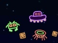 Joc Invadatori de neon on-line