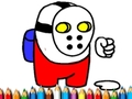 Joc Carte de colorat Space Dude  on-line