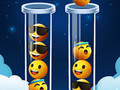 Joc Puzzle de sortare a culorilor emoji  on-line