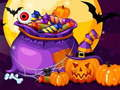 Joc Puzzle-uri de Halloween la Casa Vrăjitoarei  on-line