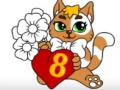 Joc Cartea de colorat martie  on-line