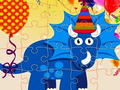 Joc Dino Party Jigsaw on-line