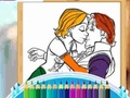 Joc Carte de colorat regina frumuseții  on-line