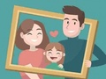 Joc Puzzle de familie fericită  on-line
