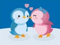 Joc Puzzle drăguț cu pinguini  on-line