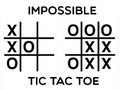 Joc Imposibil tic tac toe  on-line