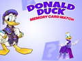 Joc Se potrivește cardul de memorie Donald Duck  on-line