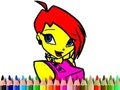 Joc Cartea de colorat cu cu ochiul înapoi la școală  on-line