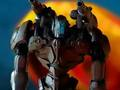Joc Puzzle cu robot metalic  on-line