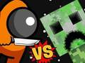 Joc Printre vs Creeper  on-line